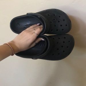 Black Crocs
